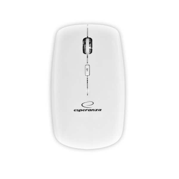 Mysz Esperanza EM120W - Biała, 1600 DPI — zdjęcie 1 z 2
