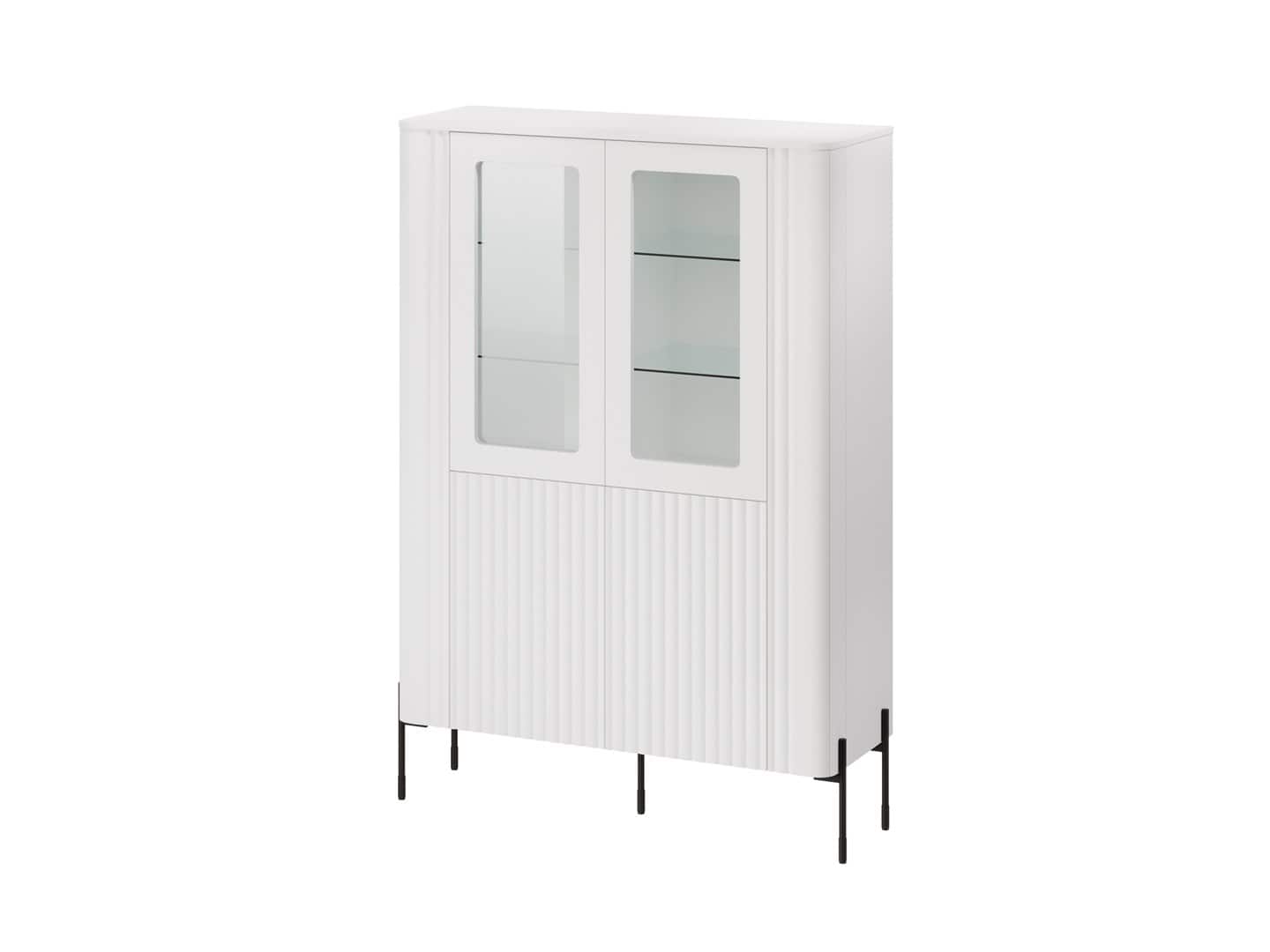 Witryna VERA 110x40x160 biały mat — zdjęcie 1 z 4