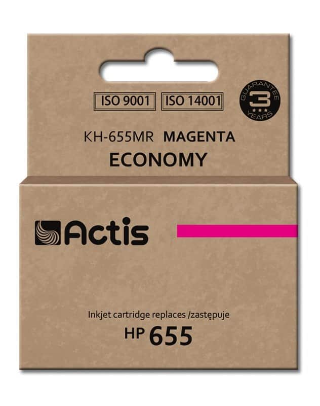 Actis KH-655MR Tusz, Kompatybilny z HP, 12ml, Czerwony