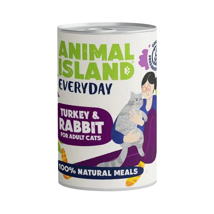 ANIMAL ISLAND Indyk i królik - 400g