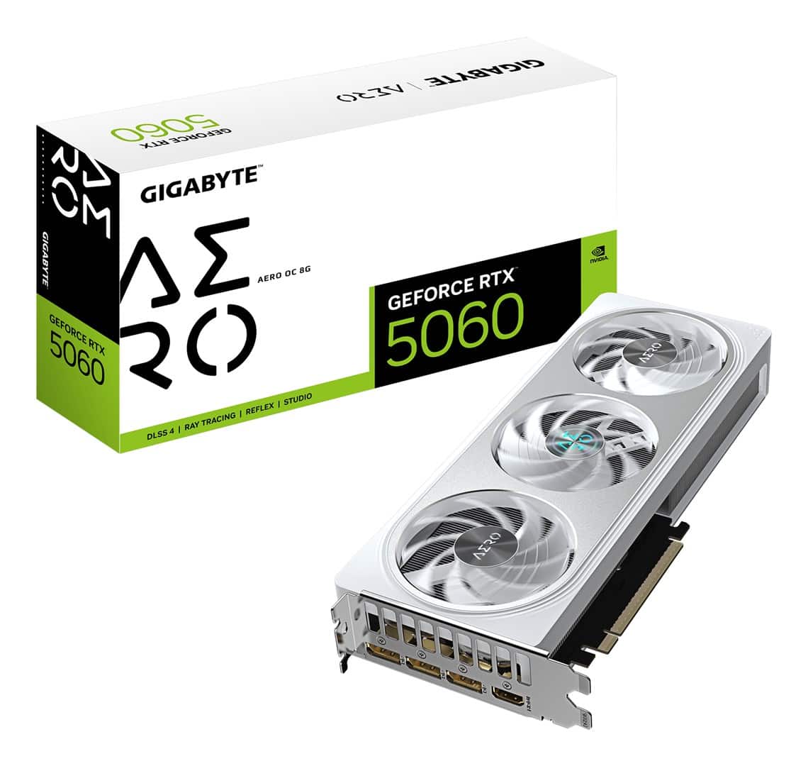 Karta graficzna Gigabyte GeForce RTX 5060 AERO OC 8GB — zdjęcie 1 z 8