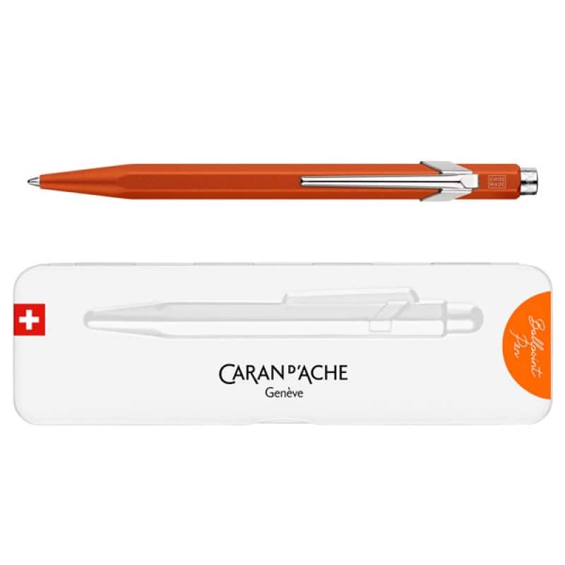 Caran d’Ache Długopis 849 Colormat-X, Pomarańczowy Slimpack — zdjęcie 1 z 5