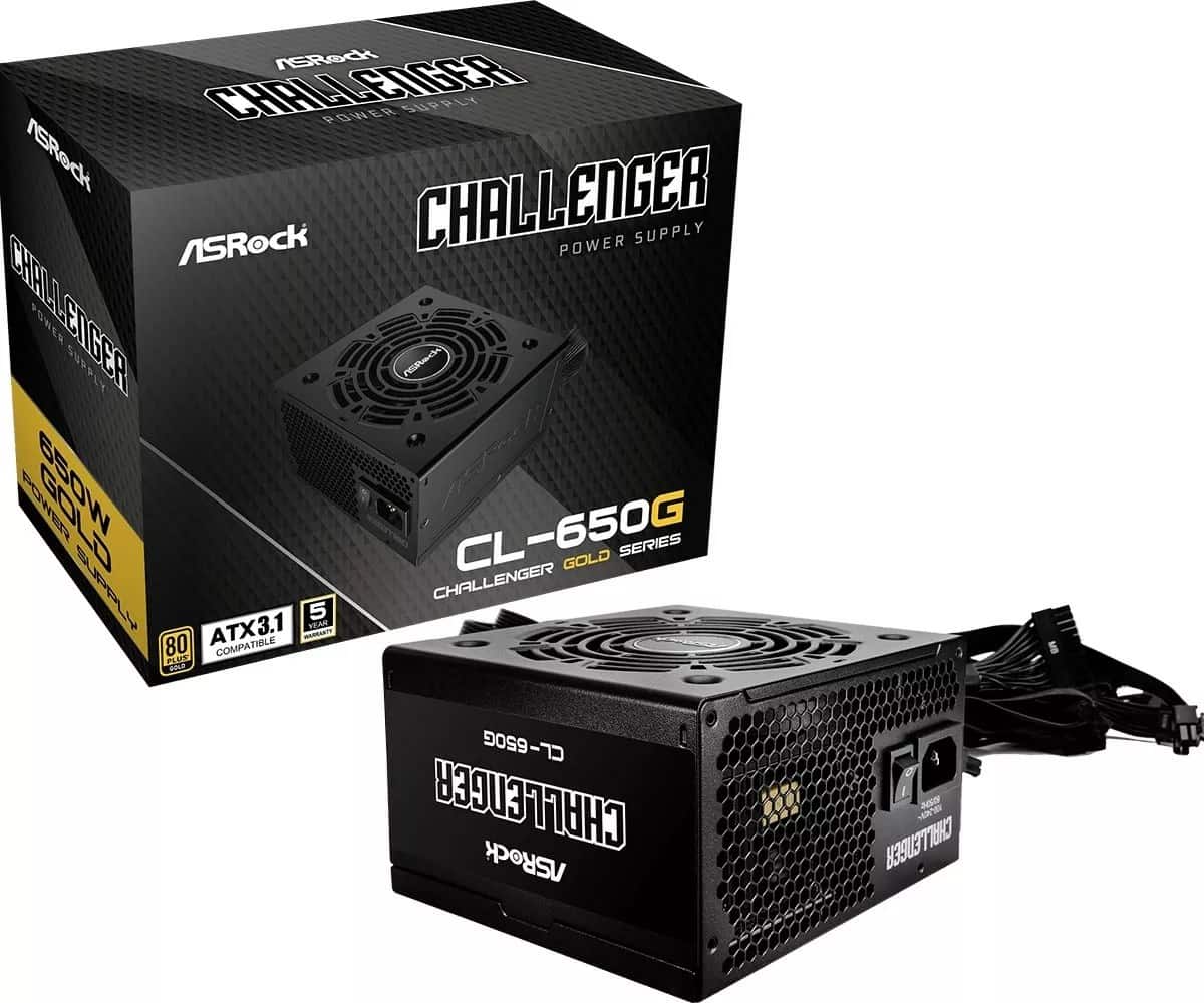 Zasilacz ASRock CHALLENGER 650W 80 Plus Gold — zdjęcie 1 z 5