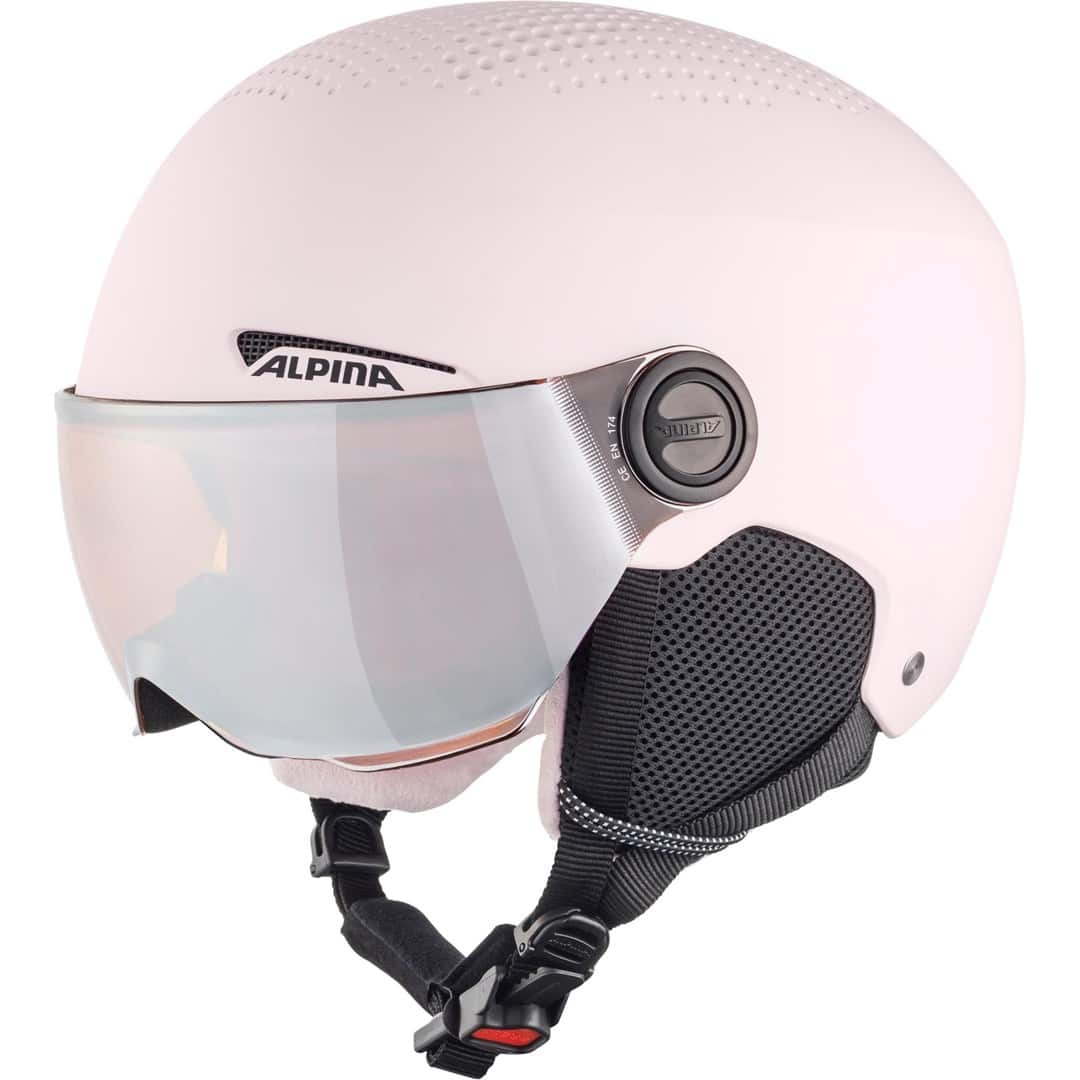 Kask narciarski ALPINA ZUPO VISOR Q-LITE ROSE 51-55 — zdjęcie 1 z 4