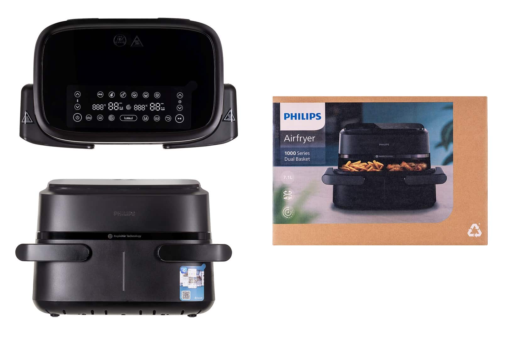 Frytkownica na gorące powietrze PHILIPS NA 150/00 - 7,1 l, 2450 W — zdjęcie 1 z 8