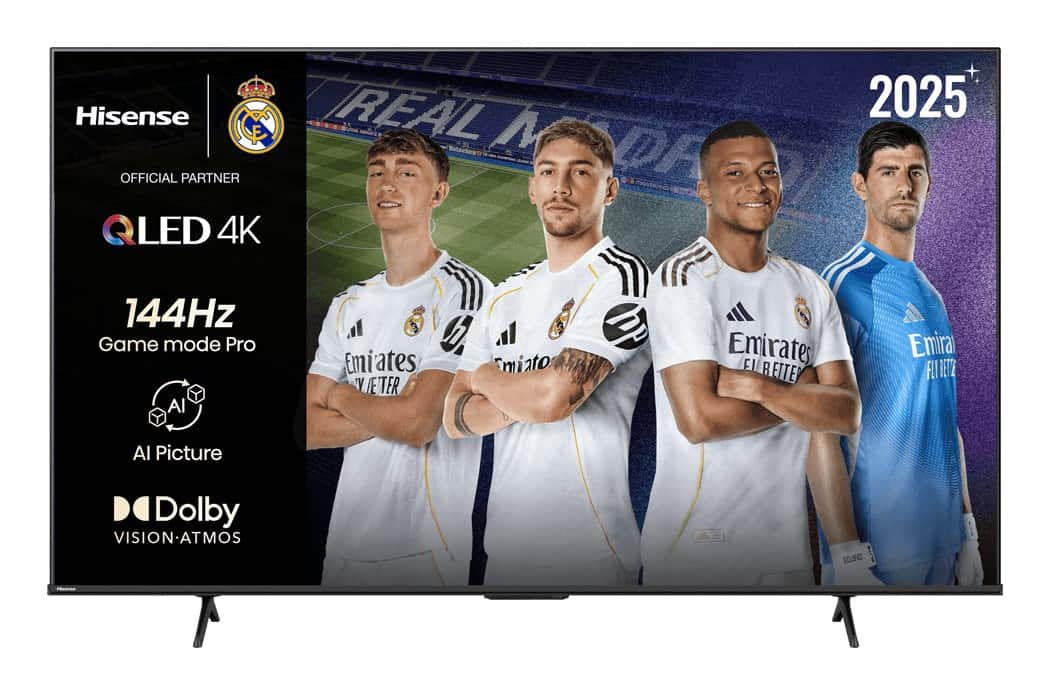 Telewizor Hisense 55E7QPRO QLED PRO 55'' 4K Ultra HD 144Hz VIDAA Dolby Atmos Czarny — zdjęcie 1 z 3