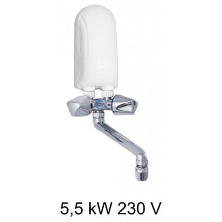 Ogrzewacz wody DAFI 5,5 KW z baterią białą (230V) (OUTLET) — zdjęcie 1 z 4