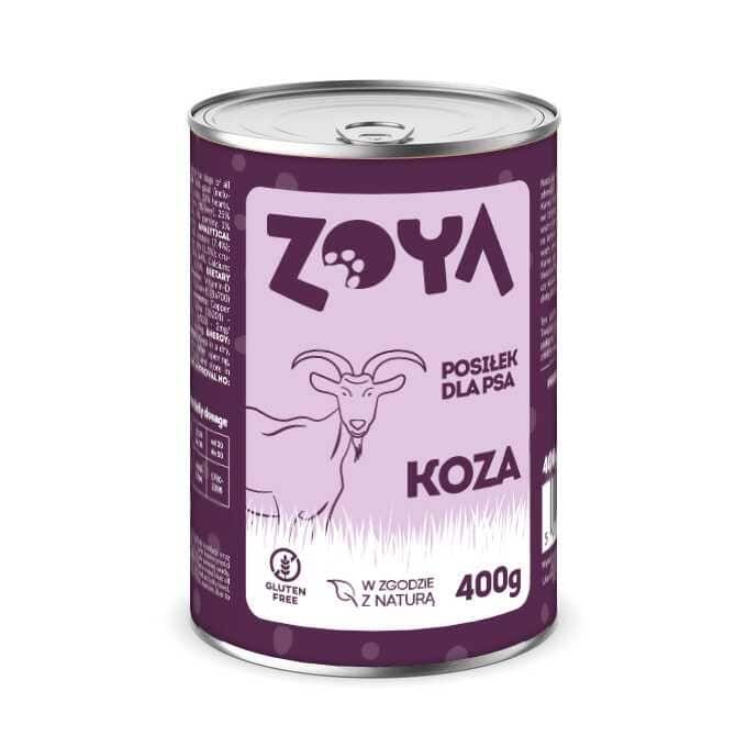 ZOYA Koza – puszka mokra karma dla psów 400g — zdjęcie 1 z 2