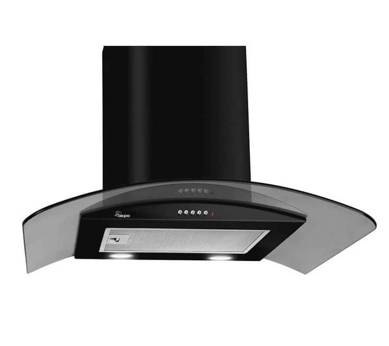 Okap kominowy AKPO WK-4 LARGO ECO 60 CZARNY (399,1 m3/h; 600mm; kolor czarny) — zdjęcie 1 z 2