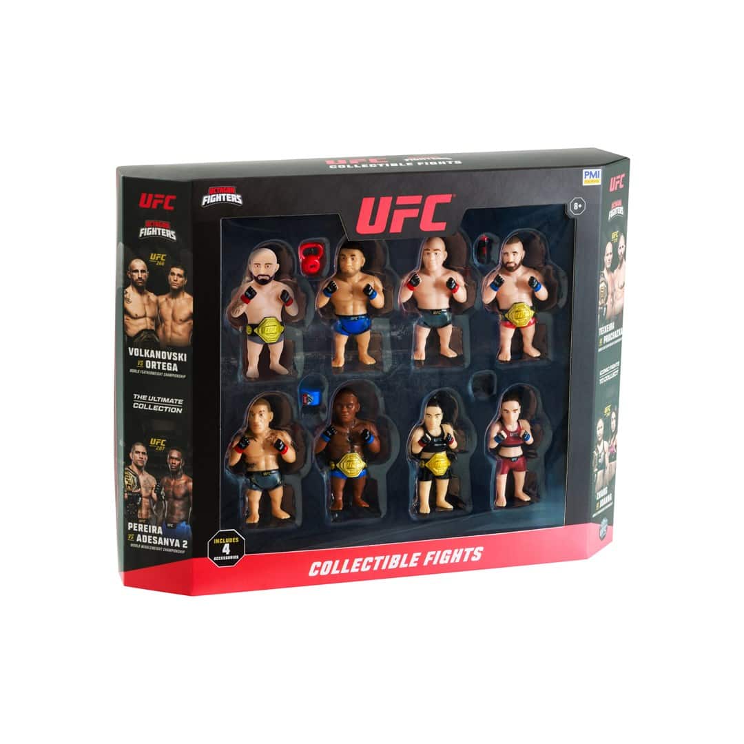 UFC OCTAGON FIGHTERS S1 COLLECTIBLE FIGHTS - 8 PACK DELUXE BOX — zdjęcie 1 z 8