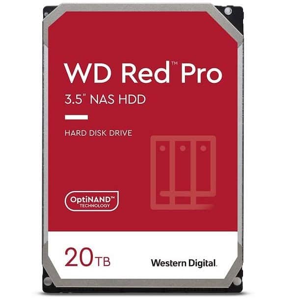 Dysk HDD WD Red Pro 20 TB 3.5" 7200 obr/min — zdjęcie 1 z 2