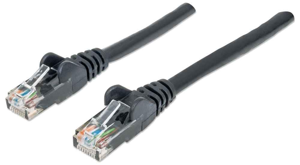 INTELLINET PATCH CORD CAT6 UTP 3,0M CZARNY — zdjęcie 1 z 5