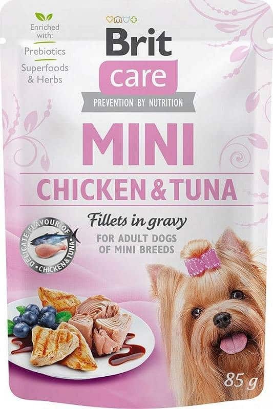 BRIT Care Mini Chicken&Tuna - mokra karma dla psa -  85 g
