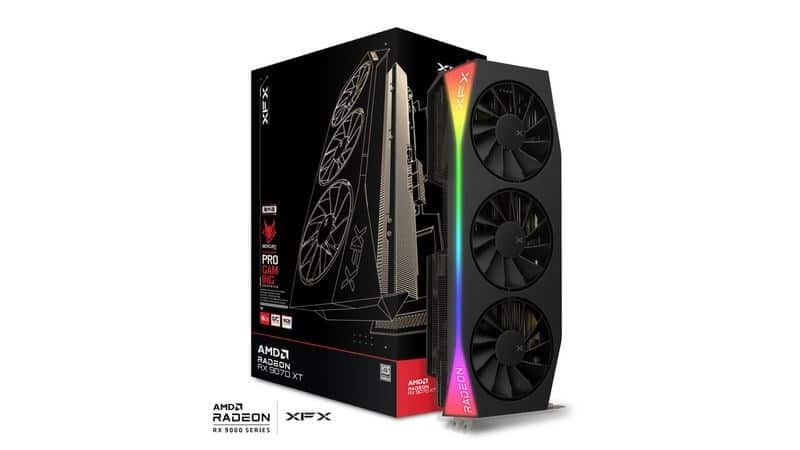 Karta graf. XFX Mercury RX 9070XT OC 16GB — zdjęcie 1 z 4