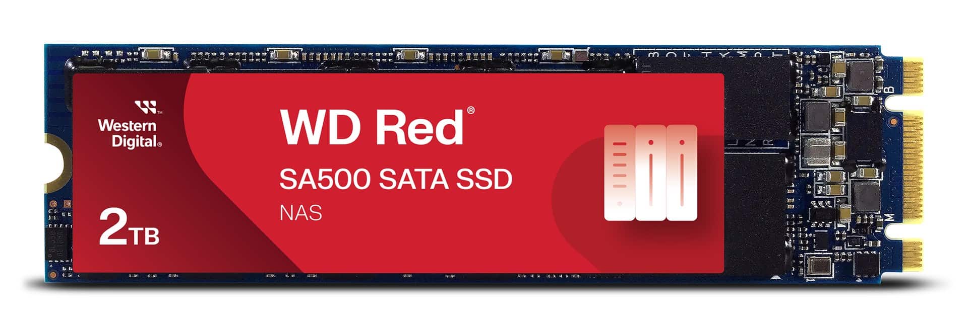 Dysk SSD WD Red WDS200T1R0B (2 TB ; M.2; SATA III) — zdjęcie 1 z 3