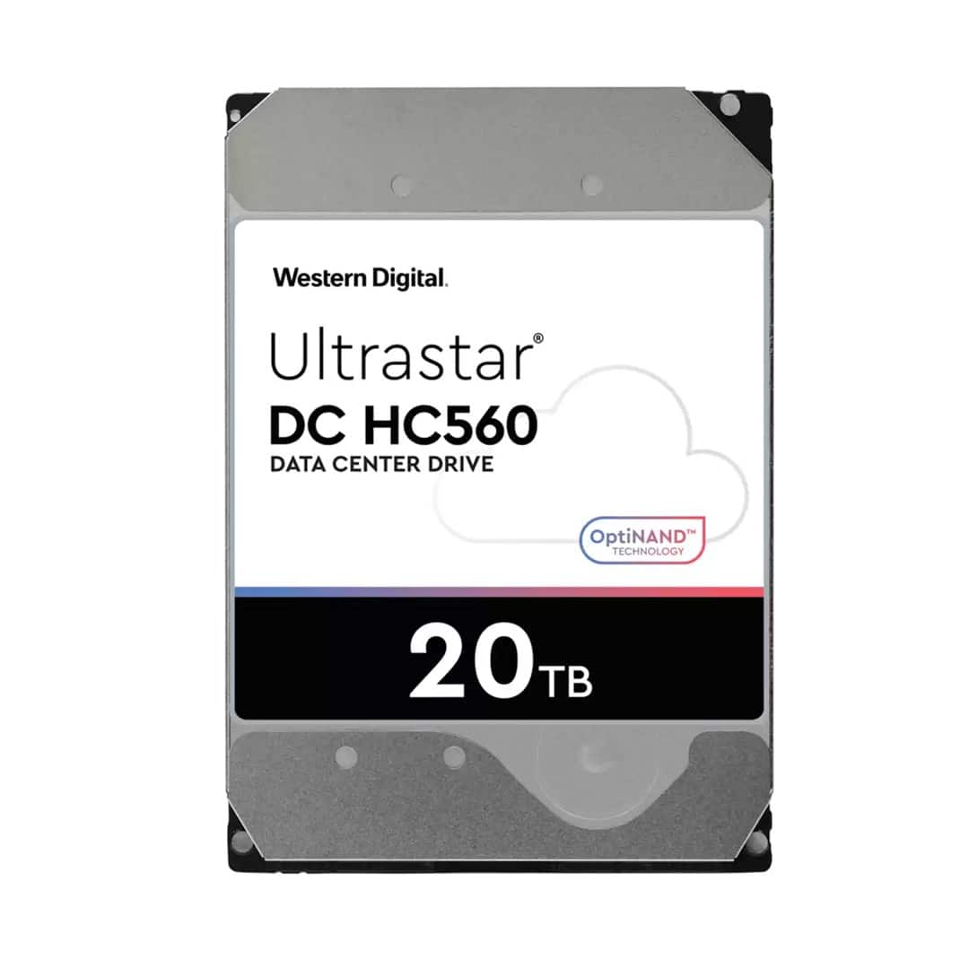 Dysk serwerowy HDD Western Digital Ultrastar DC HC560 WUH722020BL5204 (20 TB; 3.5"; SAS) — zdjęcie 1 z 3