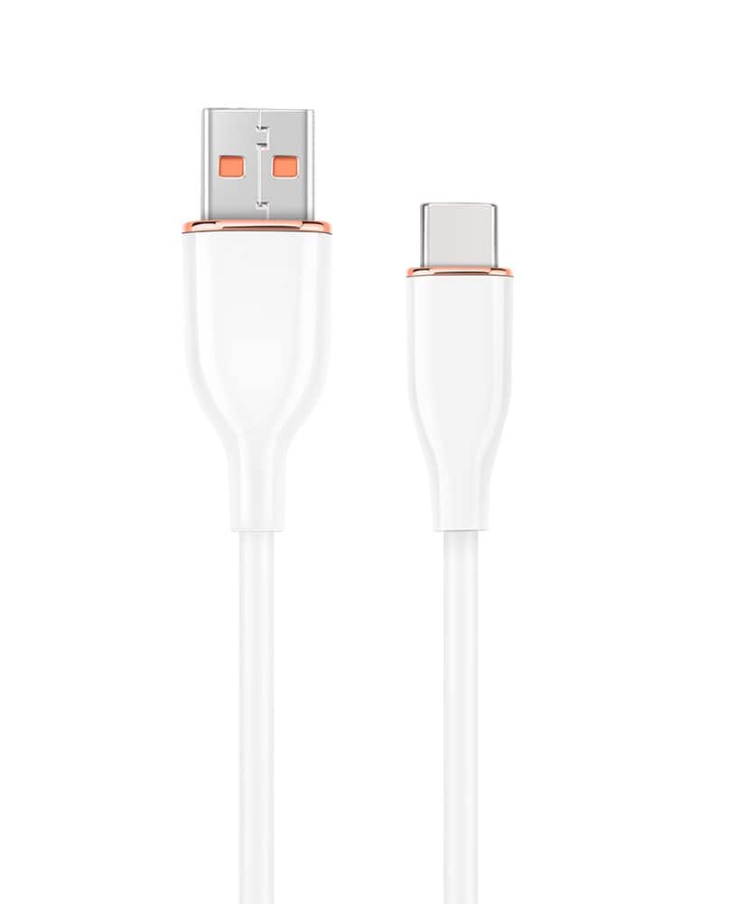 GEMBIRD KABEL USB TYPE-C, ŁADOWANIE I TRANSMISJA, "PREMIUM SILICON" OPLOT SILIKONOWY, 1.5M, BIAŁY — zdjęcie 1 z 2