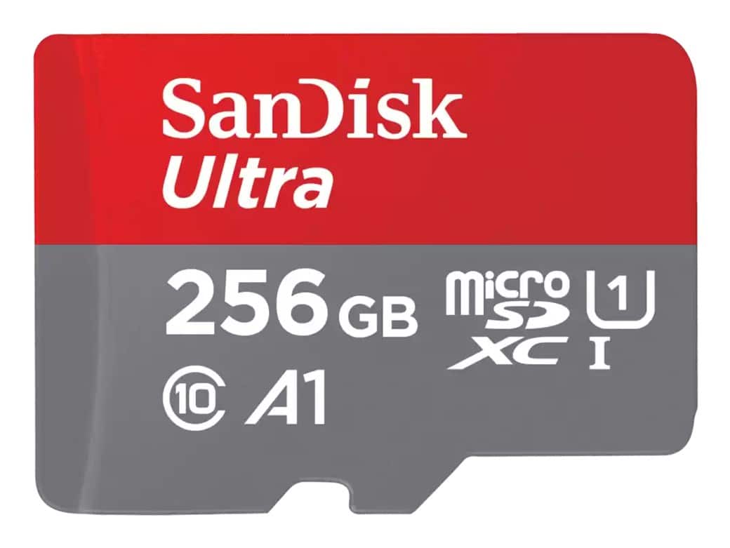 SANDISK ULTRA microSDXC 256GB 150MB/s + SD ADAPTER