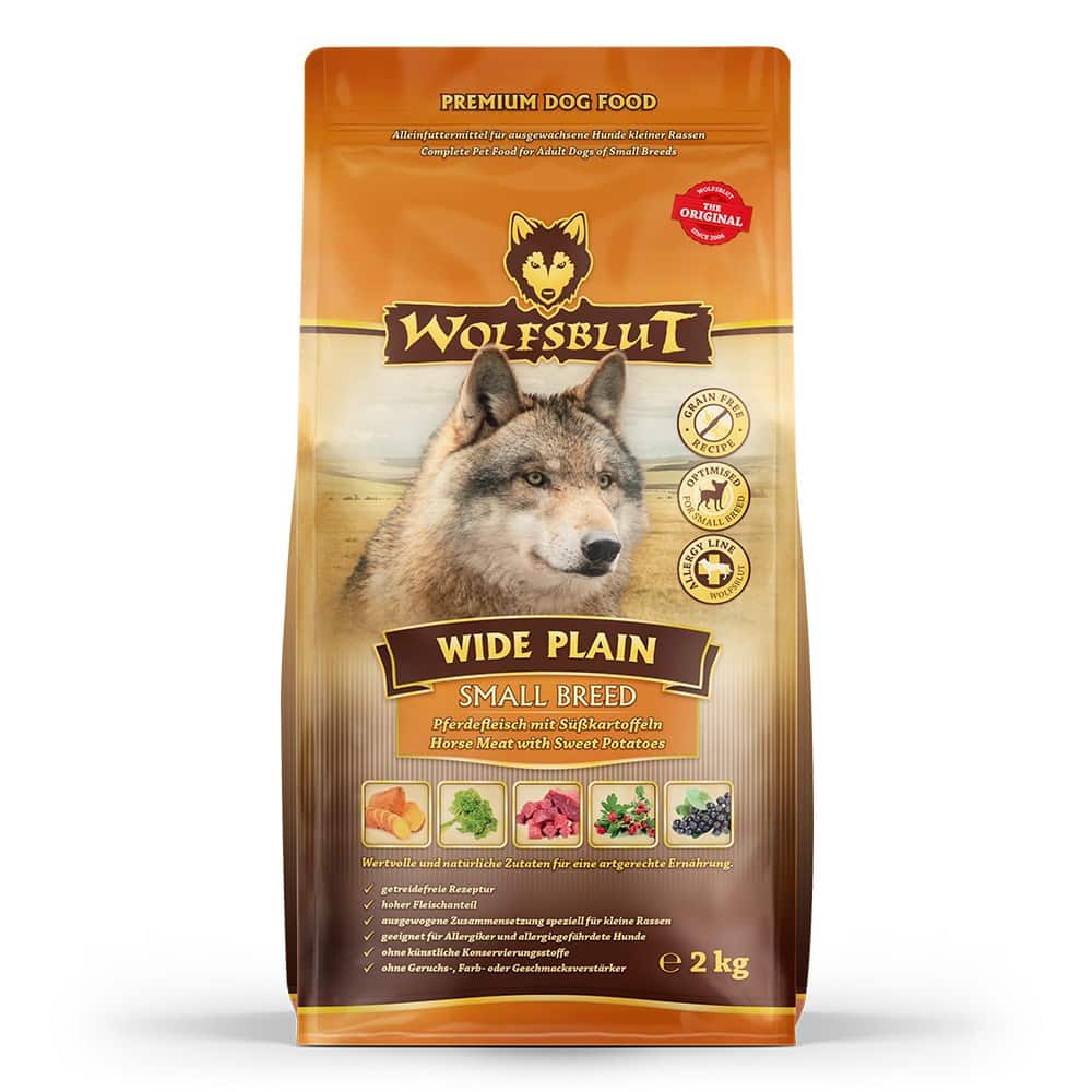 WOLFSBLUT Wide Plain Small horse/sweet potatos 2kg — zdjęcie 1 z 2