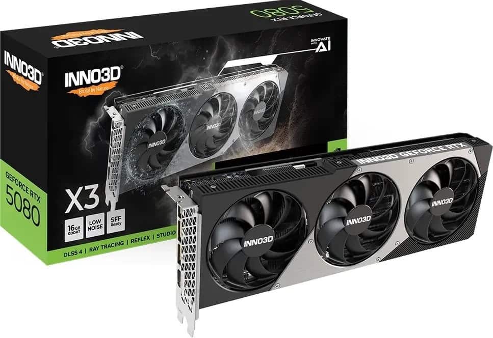 Karta graficzna INNO3D GeForce RTX 5080 X3 — zdjęcie 1 z 3