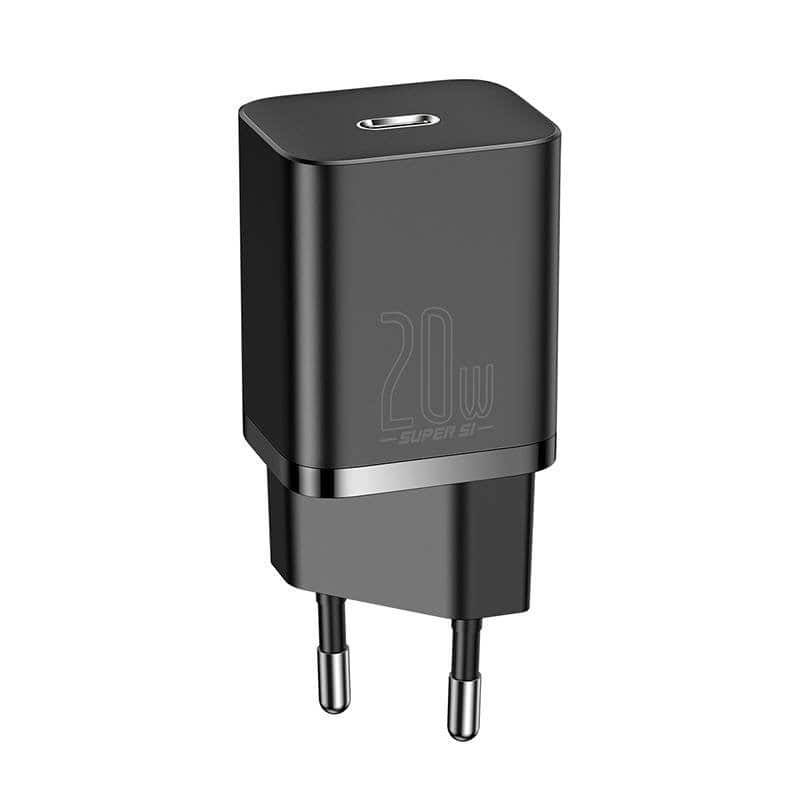 BASEUS ŁADOWARKA SIECIOWA QUICK CHARGER 20W CZARNA — zdjęcie 1 z 4