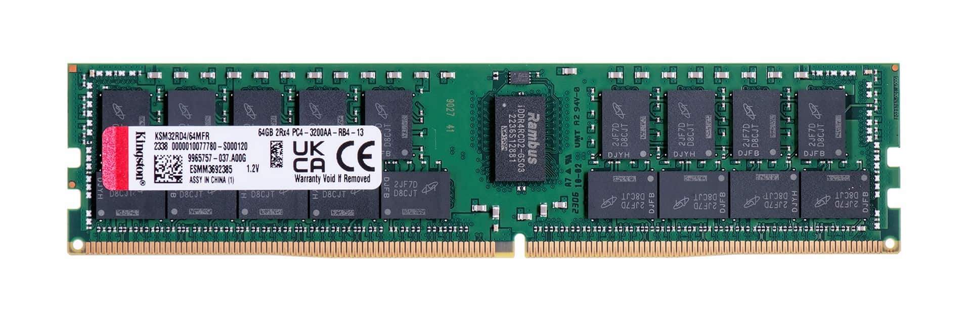 Kingston RDIMM 64GB DDR4 3200MHz KSM32RD4/64MFR — zdjęcie 1 z 4