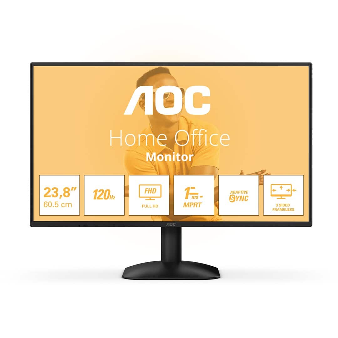 MONITOR AOC LED 23,8" 24B31H 120Hz — zdjęcie 1 z 8