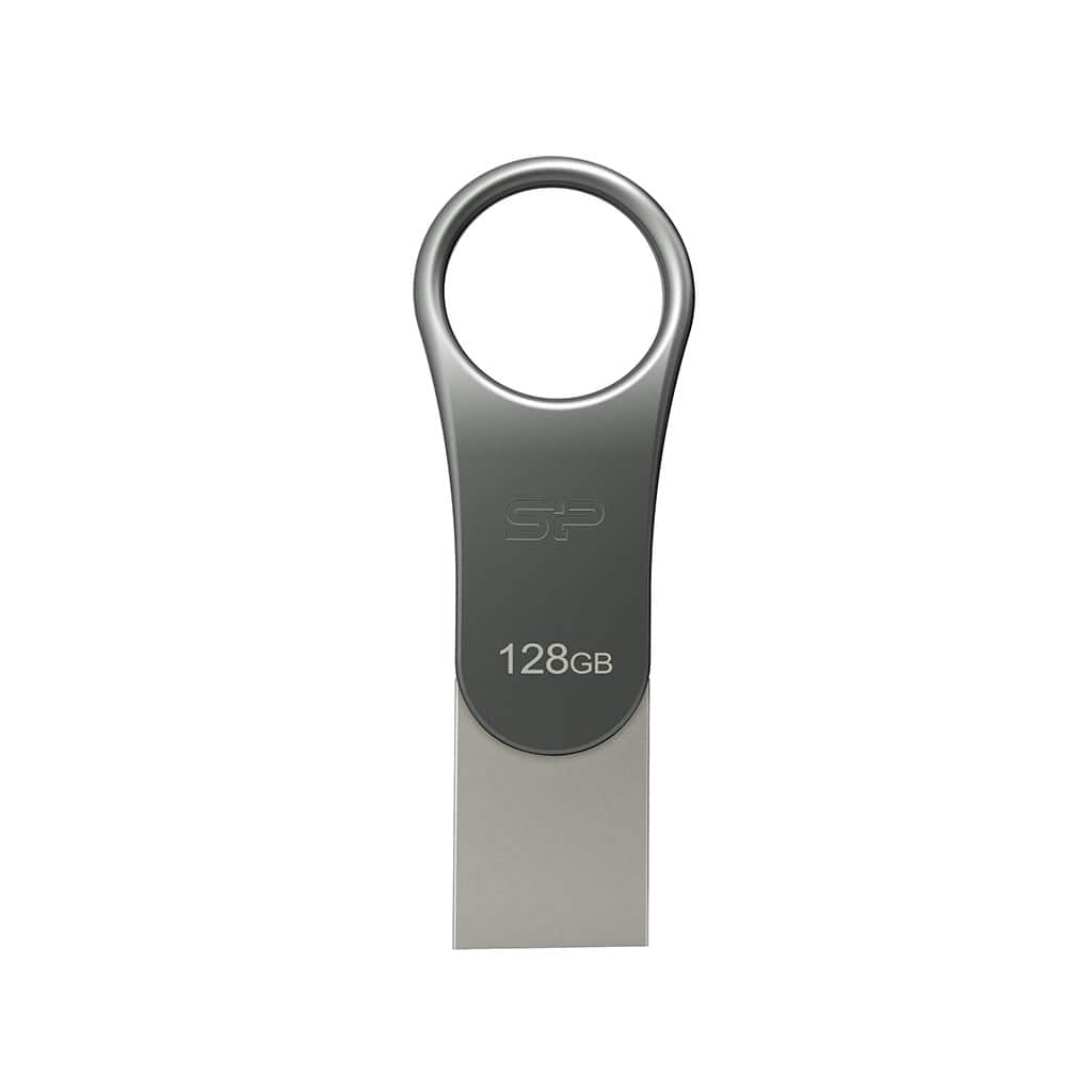 Pendrive Silicon Power Mobile C80 128GB Silver — zdjęcie 1 z 3