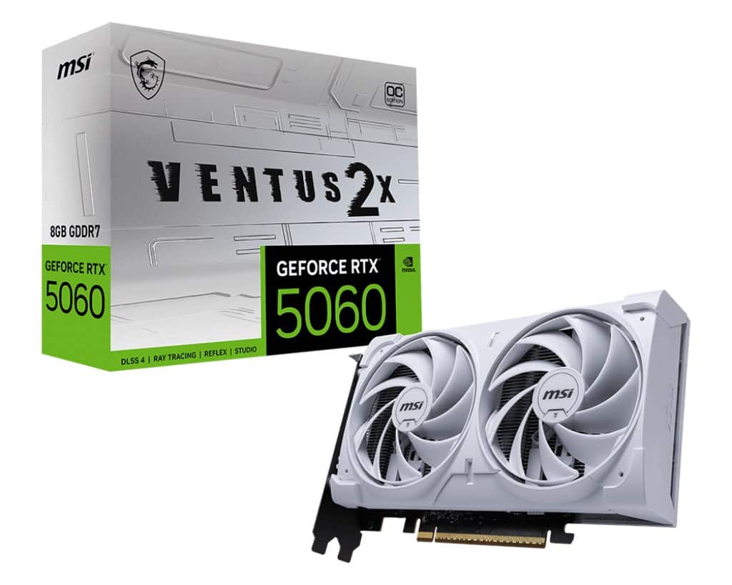 Karta graf. MSI RTX 5060 8G VENTUS 2X OC — zdjęcie 1 z 5