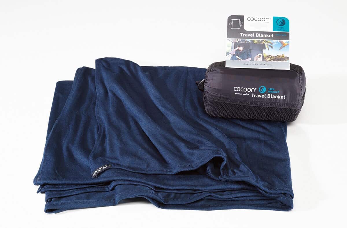 Koc podróżny Cocoon Coolmax, kolor navy — zdjęcie 1 z 2