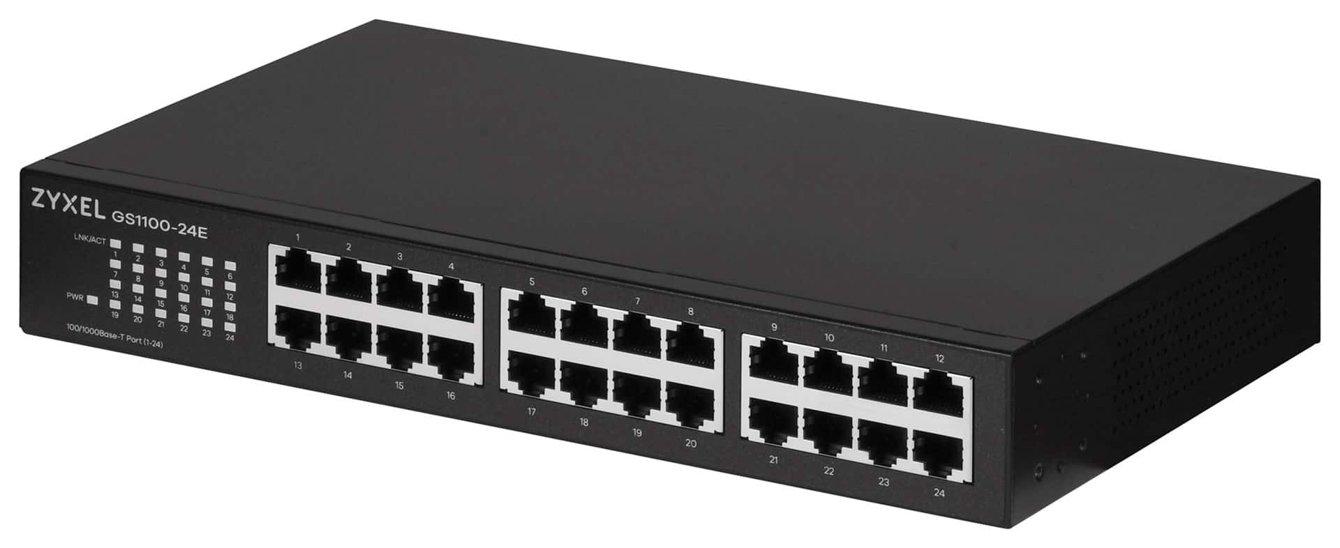 Switch Zyxel GS1100-24E 24p Niezarządzany Gigabit — zdjęcie 1 z 8