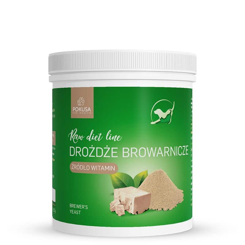 Pokusa Raw Diet Line Drożdże browarnicze 250g