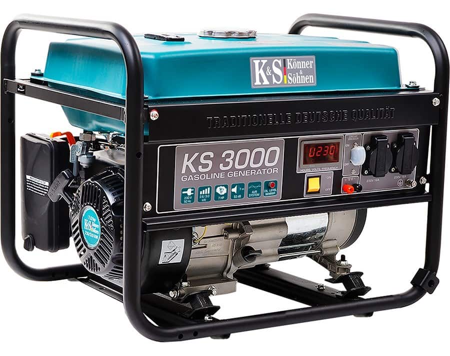 KÖNNER & SÖHNEN AGREGAT/GENERATOR PRĄDOTWÓRCZY BENZYNOWY 2,6kW 230V KS 3000 — zdjęcie 1 z 5