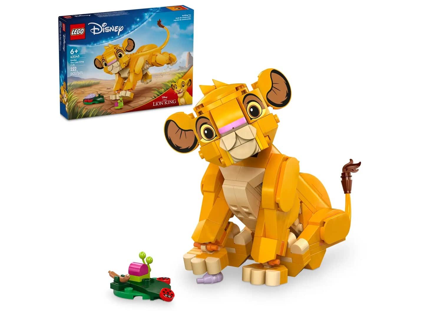 LEGO Disney Król Lew: Lwiątko Simba 222 Elementy — zdjęcie 1 z 8