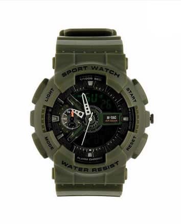 Zegarek sportowy M-TAC Oliwkowy - 12/24h — zdjęcie 1 z 7