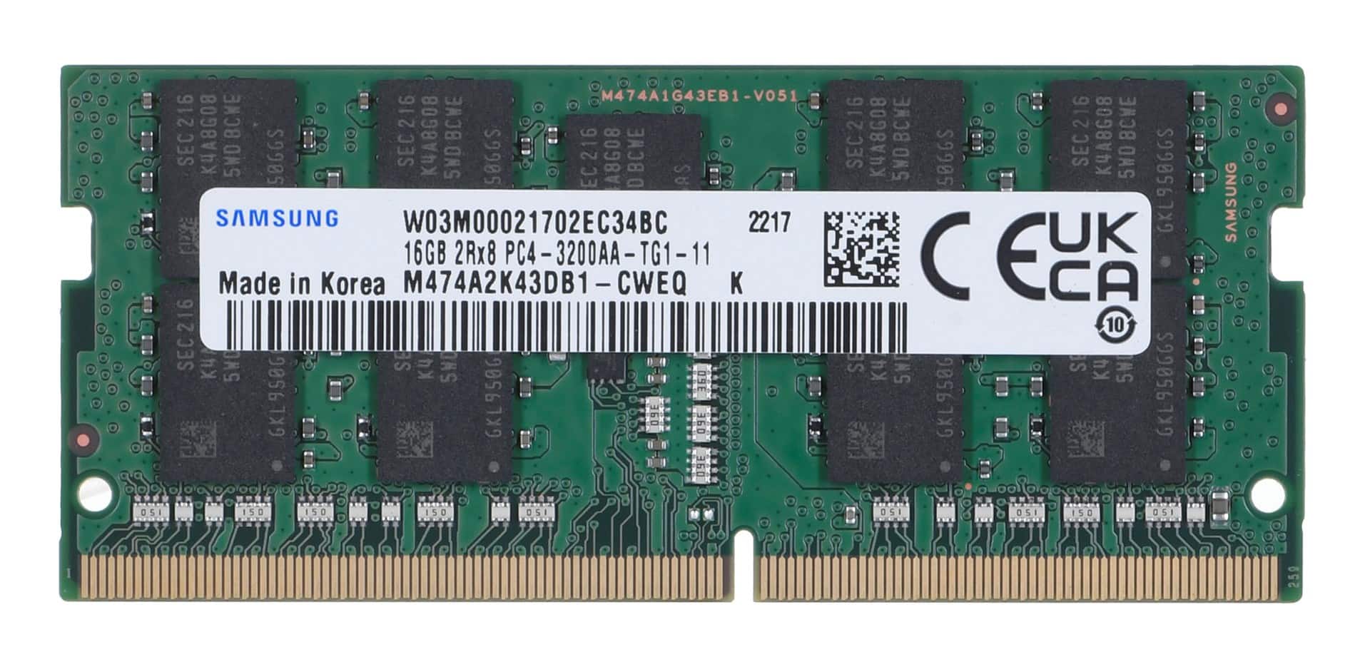 Samsung SO-DIMM ECC 16GB DDR4 3200MHz — zdjęcie 1 z 2