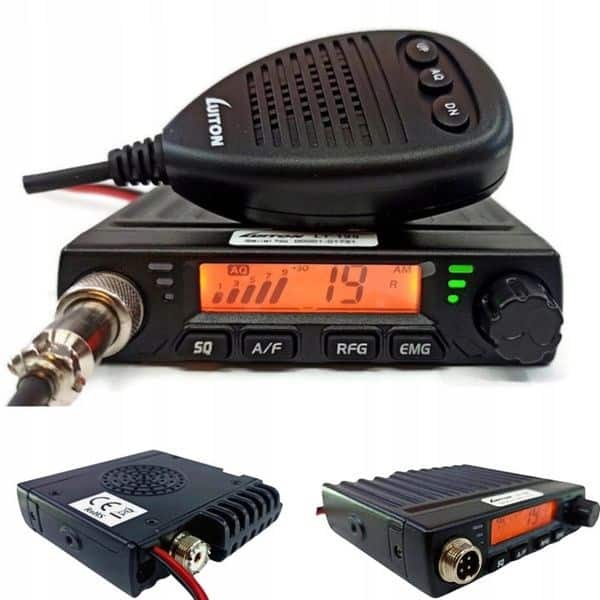 CB Radio LUITON LT-198 Mini ASQ 12V/24V z wtykiem do zapalniczki AM FM — zdjęcie 1 z 8