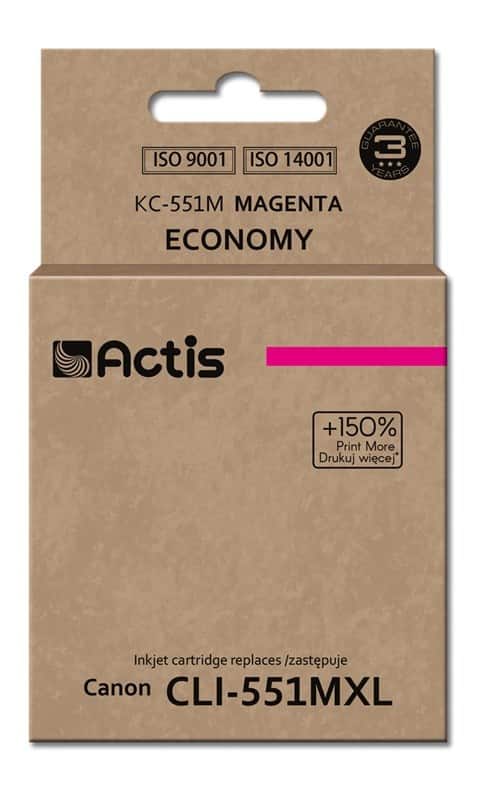 Actis KC-551M Tusz Zamiennik Canon CLI-551M 12ml Czerwony