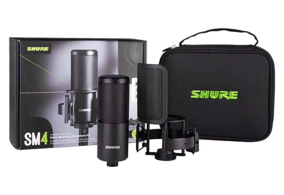Shure SM4-K-KIT - Mikrofon Zestaw, Czarny