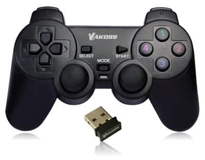 VAKOSS GAMEPAD BEZPRZEWODOWY GP-4705BK CZARNY — zdjęcie 1 z 8