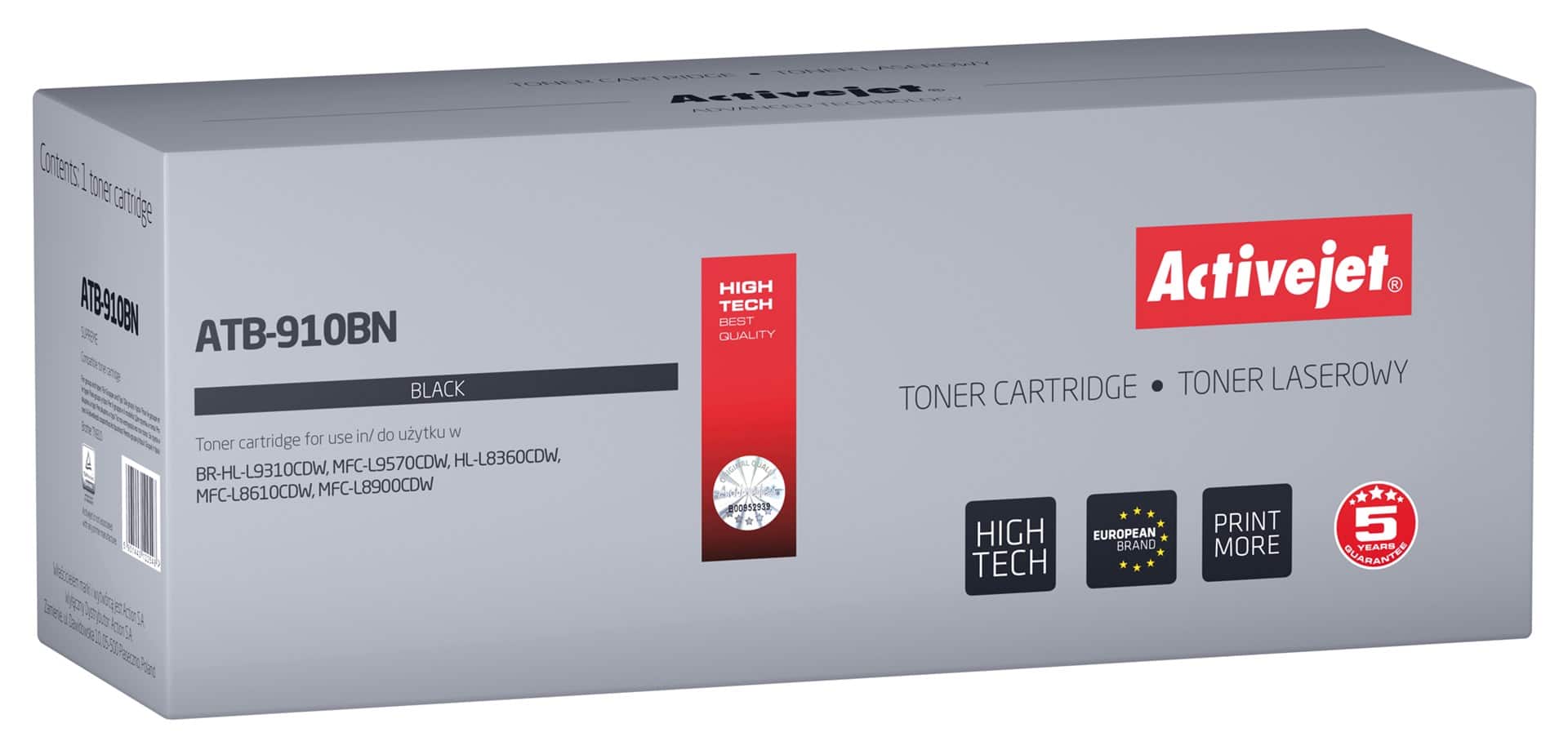 Activejet ATB-910BN Toner, 9000 stron, czarny
