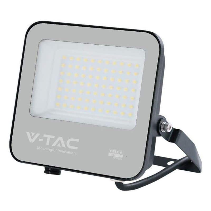 Projektor LED V-TAC CREE CHIP 50W 135lm/W czarna obudowa IP65 VT-4455 6500K 6750lm 6 lat gwarancji — zdjęcie 1 z 2