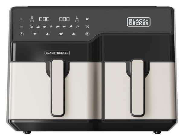 Frytkownica beztłuszczowa Black+Decker Air Fryer Dual Basket BXAF9000E 9L — zdjęcie 1 z 3