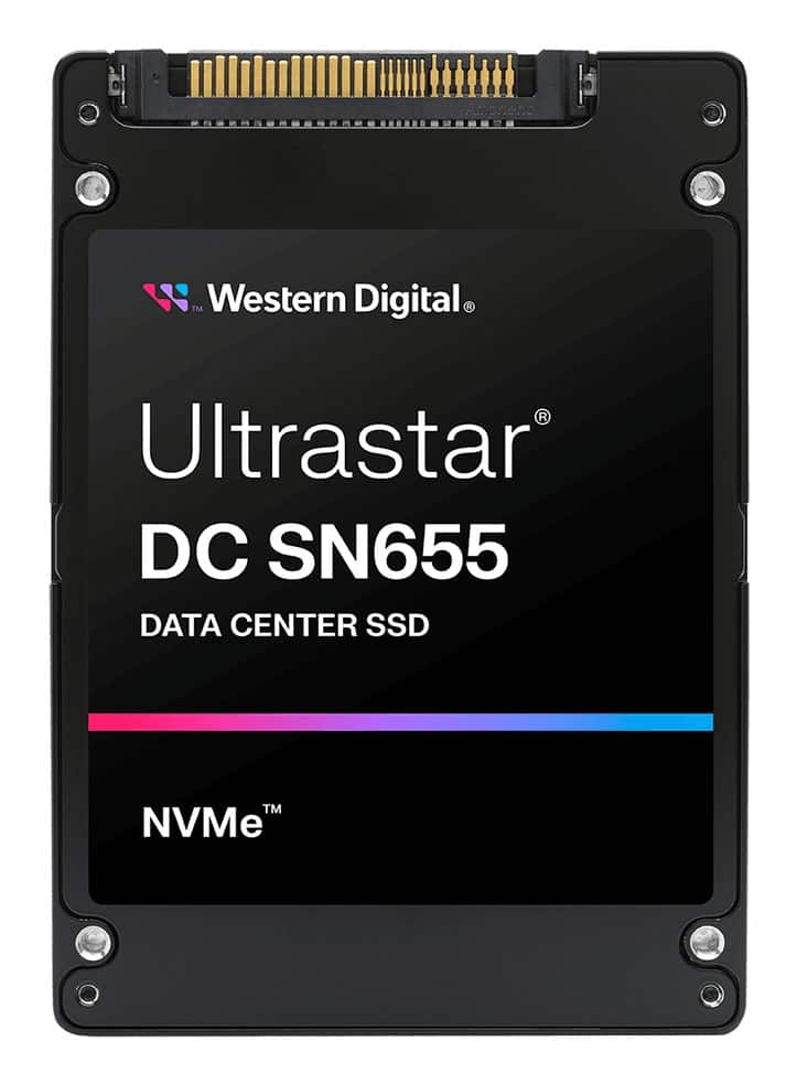 Dysk SSD SanDisk (Western Digital) SN655 30.72TB U.3 (15mm) NVMe Gen4 WUS5EC0B1ESP7Y3 (DWPD 1) ISE — zdjęcie 1 z 3