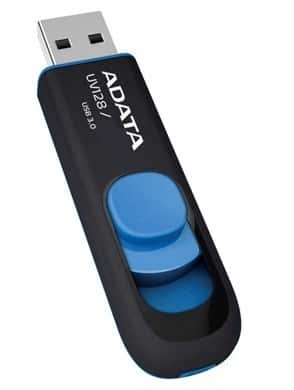 Pendrive ADATA UV128 AUV128-32G-RBE (32GB; USB 3.0; kolor czarny) — zdjęcie 1 z 2