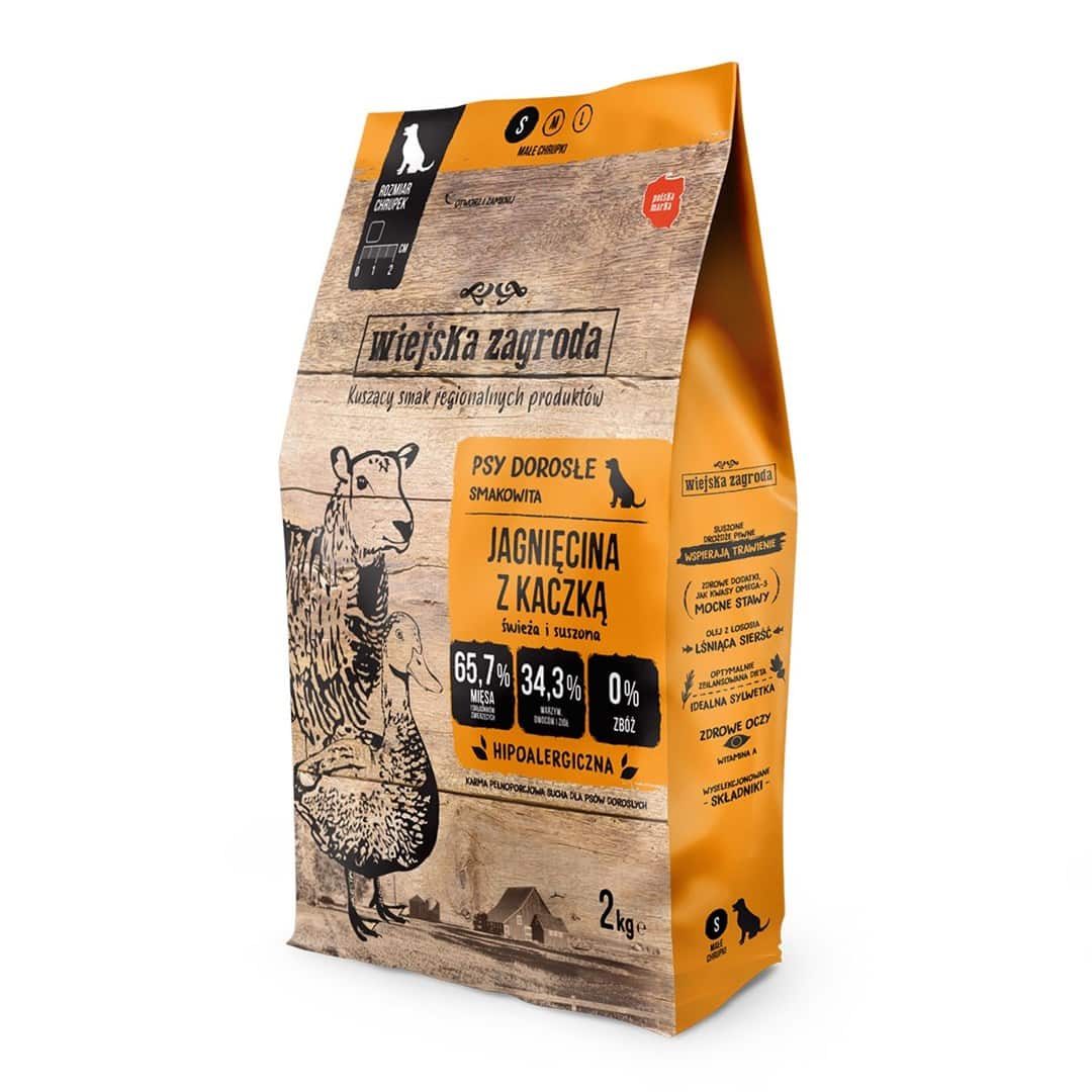 WIEJSKA ZAGRODA jagnięcina z kaczką - 2kg