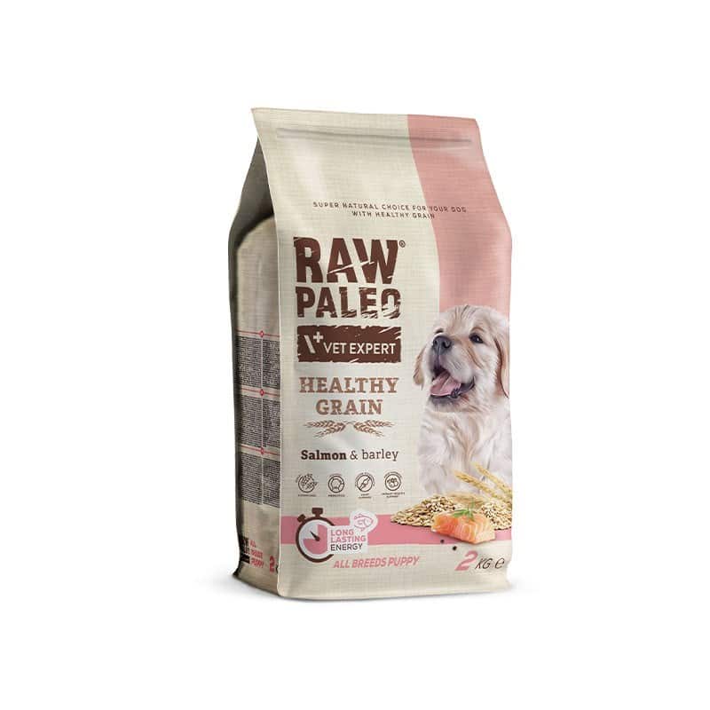 VetExpert Raw Paleo Healthy Grain Salmon&Barley Puppy - 2kg — zdjęcie 1 z 3
