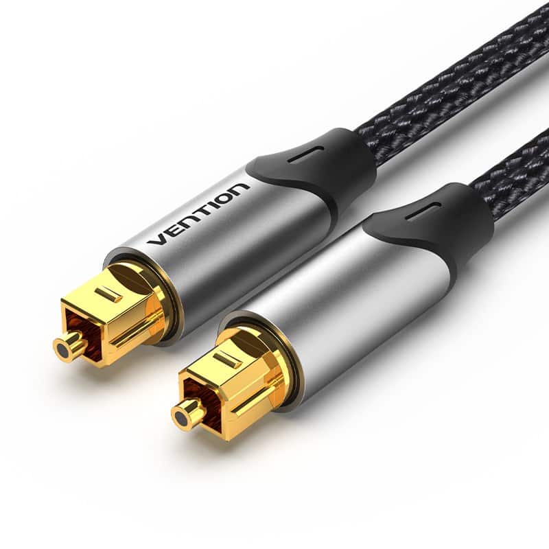 Kabel audio optyczny Vention w oplocie z aluminiowym złączem 3m — zdjęcie 1 z 4