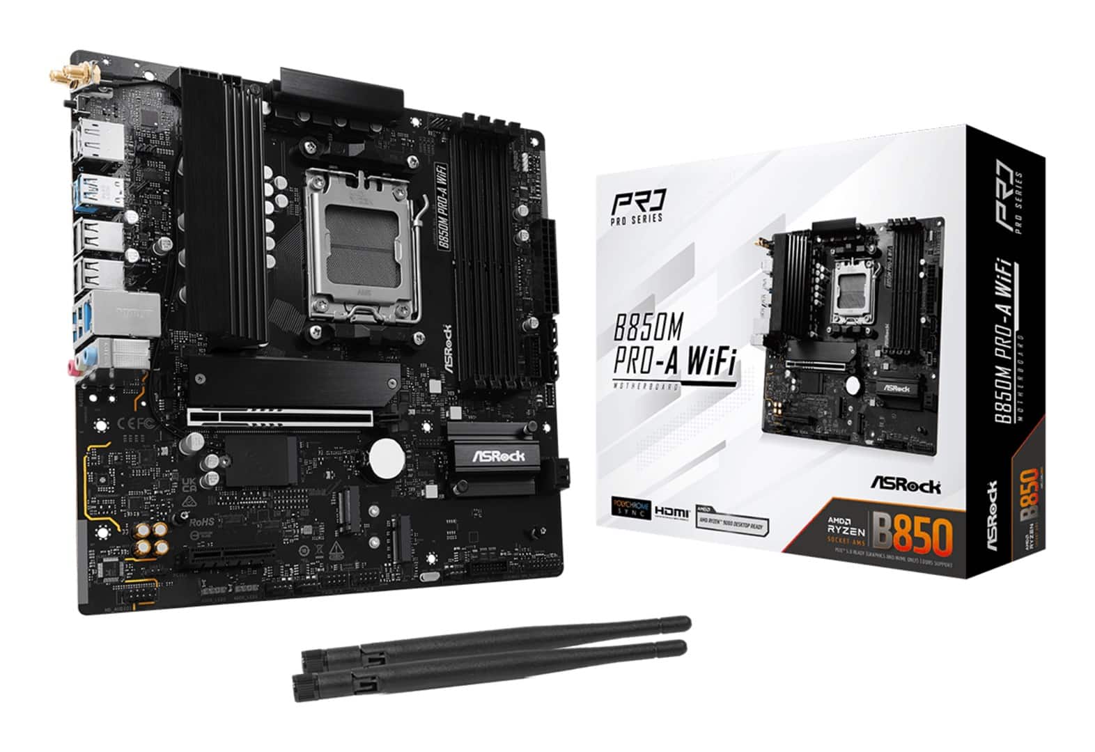 Płyta główna ASRock B850M Pro-A WiFi AM5 — zdjęcie 1 z 6