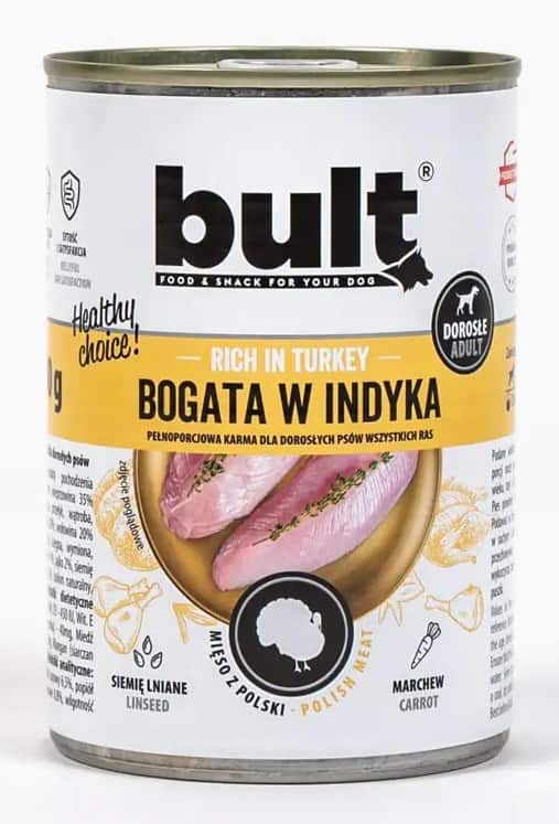 BULT Puszka bogata w indyka 800g — zdjęcie 1 z 2